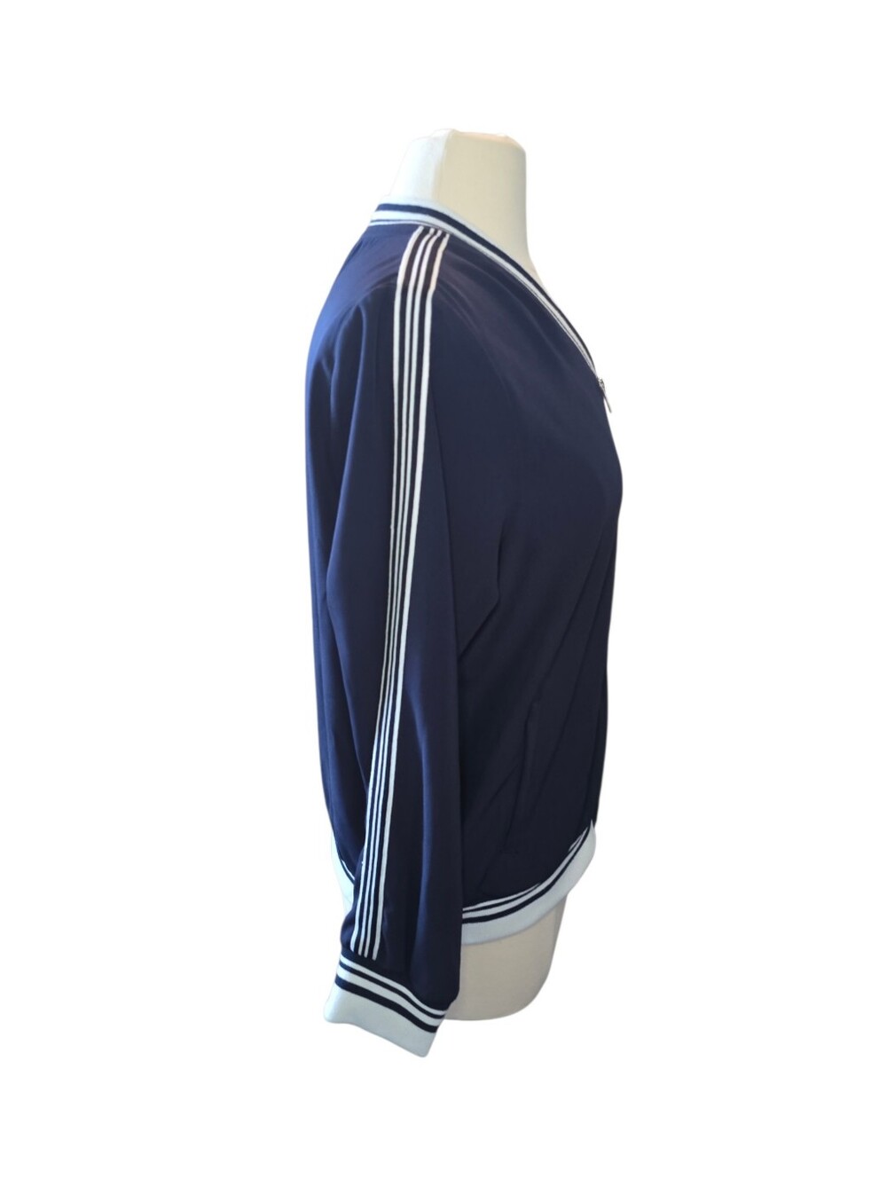 Liverpool Inkwell Zip Up ZIP V-Neck Track Jacket Navy Blue Size Large - Picture 4 of 11
